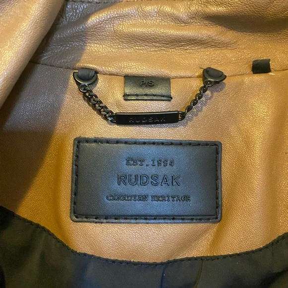 Beautiful Rudsak leather jacket size small - Picture 2 of 4